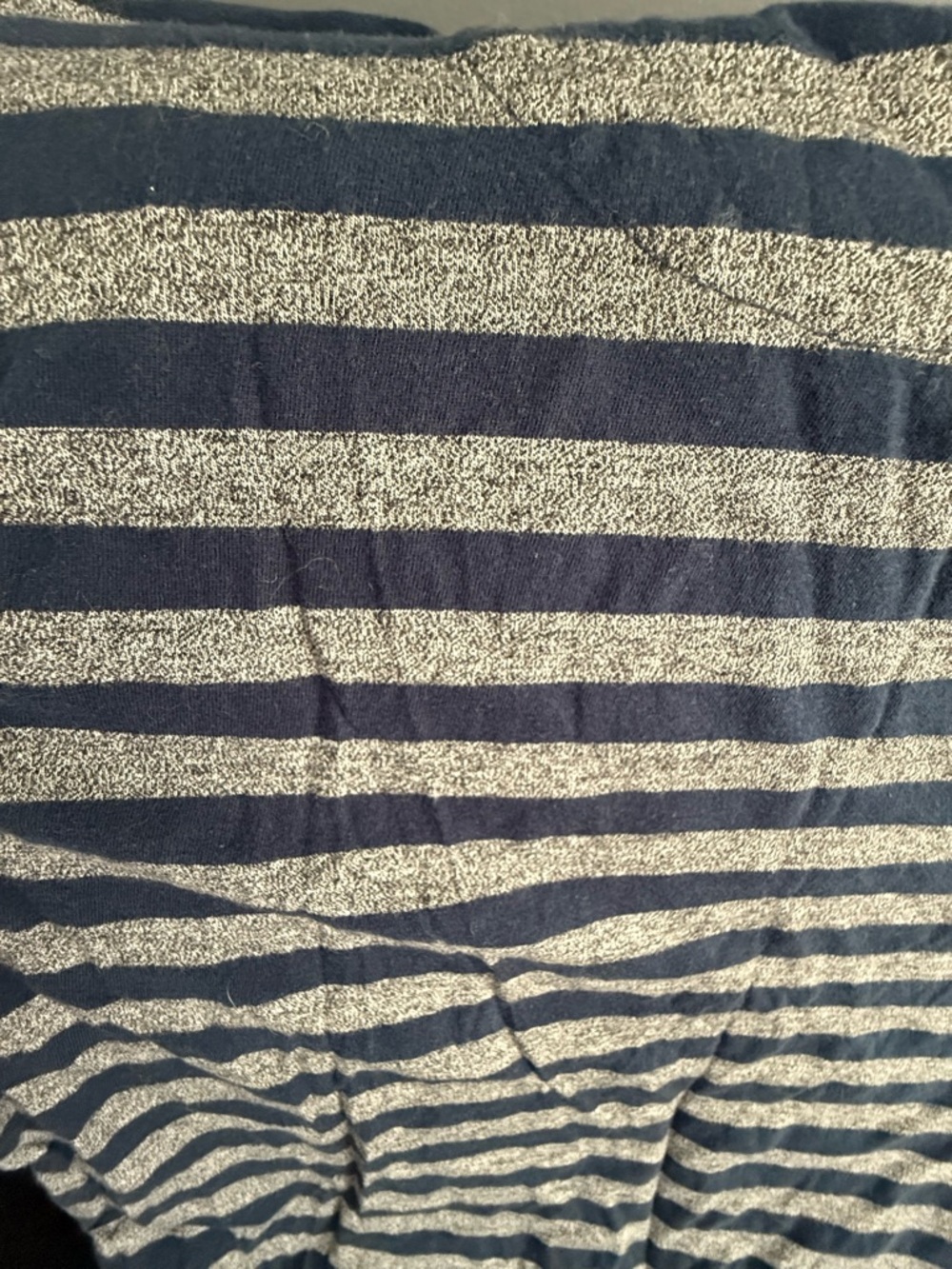 Kenneth Cole Navy and gray Striped Crewneck Tee - Picture 4 of 4